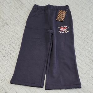 Vans Kids Dark Blue Sweatpants with Floral Detail